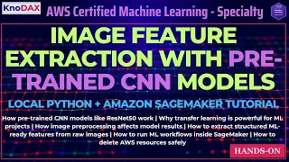 Image Feature Extraction with Pre-Trained CNN Models Local Python Amazon SageMaker Tutorial