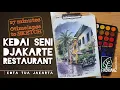 Lagu SKETCHING a DJAKARTE RESTO in Old Batavia City with the evening atmosphere