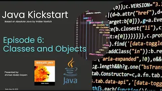 Episode 6 Classes and Objects