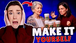 Mother-in-Law says "Buy your OWN COFFEE!"