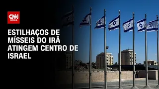 Estilhaços de míssil do Irã danificam prédio de enviados dos EUA em Israel | AGORA CNN