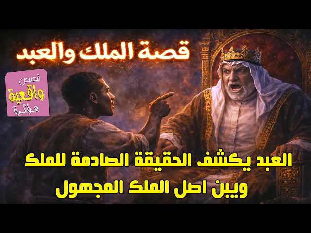⁣قصة الملك والعبد !!! العبد يكشف الحقيقة الصادمة للملك ويبن اصل الملك المجهول