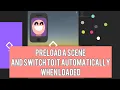 How i Load a scene and show the progress bar