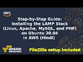 How to Install Apache MySQL PHP on AWS EC2 Install a web server on your EC2 instance LAMP