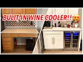 DIY-Built-In Wine Bar
