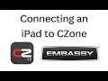 Connecting iPad to CZone