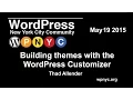 Building themes with the WordPress Customizer