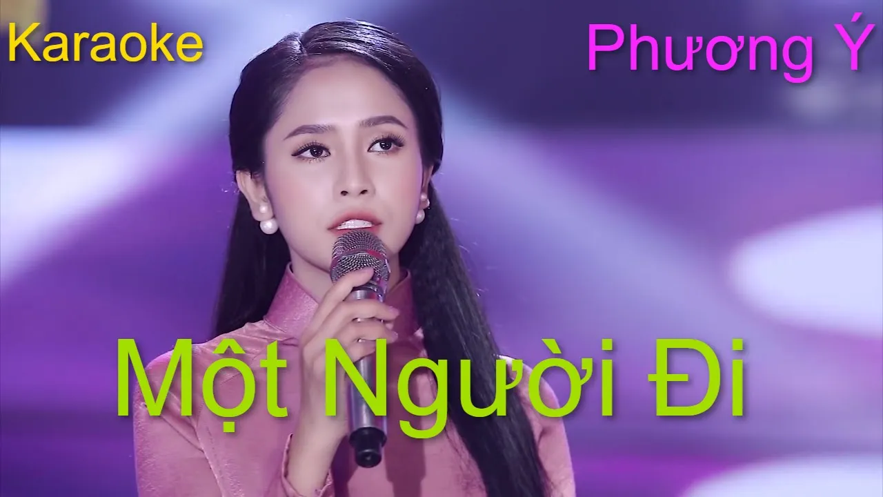 Karaoke Một Người Đi - Phương Ý