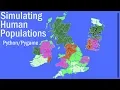 Simulating Human Populations Using python and pygame