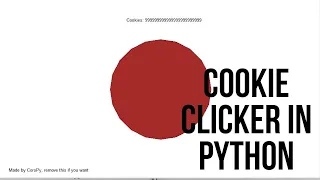 Cookie Clicker In Python - Turtle