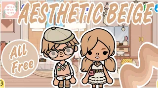 FREE AESTHETIC BEIGE 🤎 TOCA BOCA WORLD 🌍 