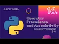 Python Basic Lecture - 16