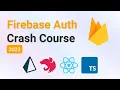 Firebase Auth w React js Prisma - Crash Course