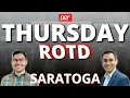 DRF Thursday ROTD Race 4 at Saratoga July 30 2026