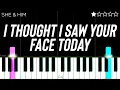Lagu She \u0026 Him - I Thought I Saw Your Face Today | EASY Piano Tutorial