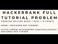 HackerRank Walkthrough - Designer PDF Viewer