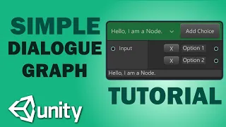UNITY DIALOGUE GRAPH TUTORIAL - Setup