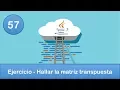 57 Java Programming Matrices Exercise - Finding the transposed matrix