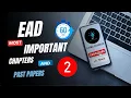 EAD Most Important Topics Past Papers Solution Part 2 SOAP JSON JavaScript jQuery C