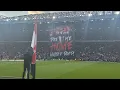Take me home united road #manchesterunited #anthem during #europaleague #semifinal #oldtrafford