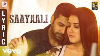 adanga maru saayaali lyric tamil jayam ravi raashi khanna sam cs