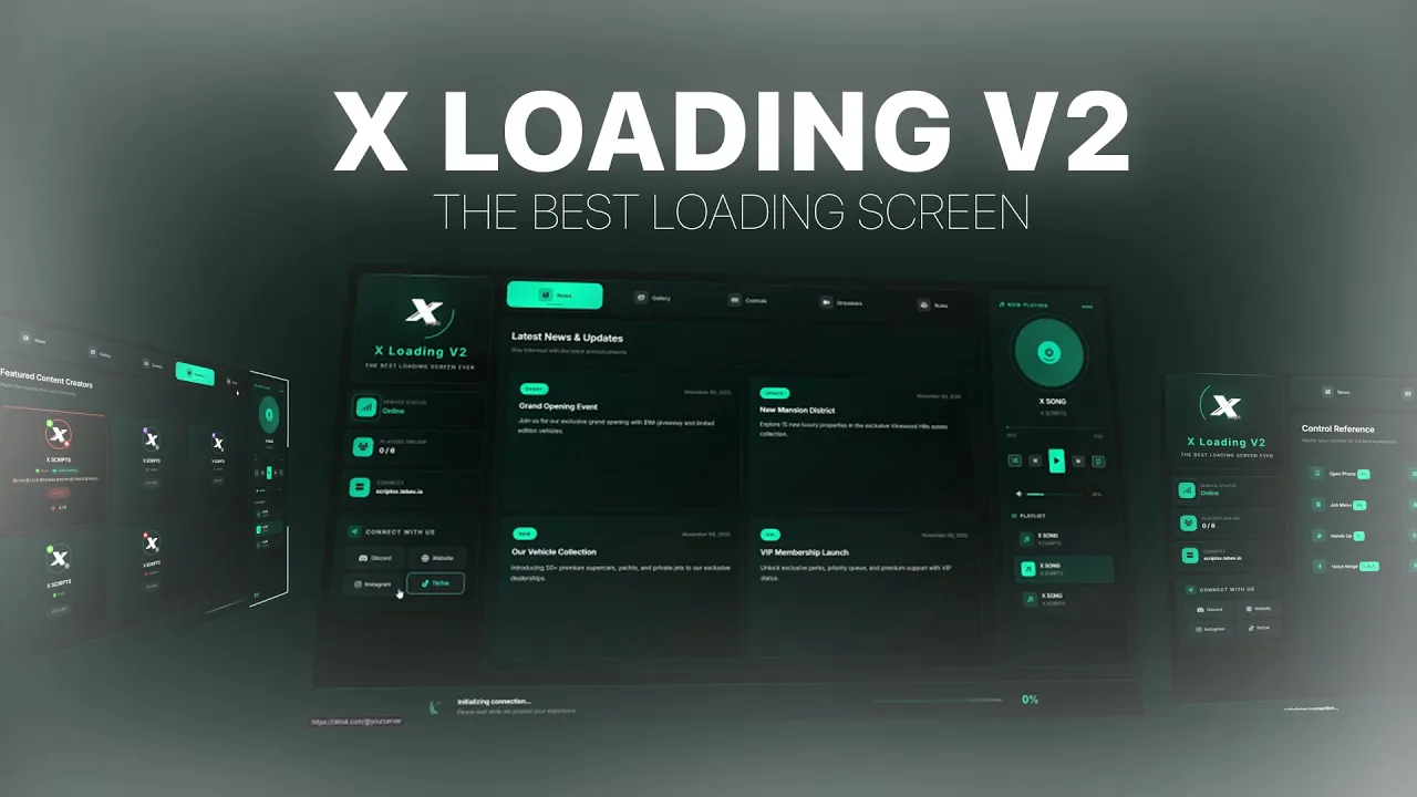 X LOADING SCREEN V2 | ESCROW &  STANDALONE