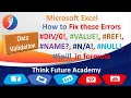 Most Common Excel Errors and How To Fix Them