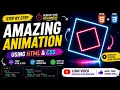 Rotating Squares Animation Using HTML CSS
