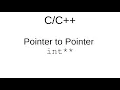 Pointer to Pointer int Explained