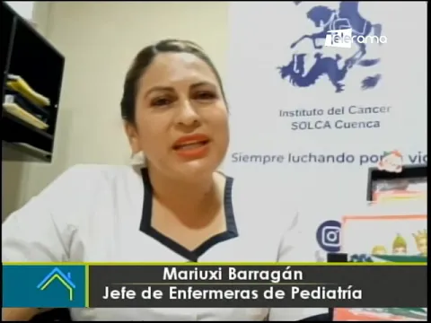 Niños de SOLCA realizan tarjetas navideñas para recaudar fondos