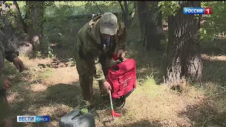 В омский лесхоз поступило оборудование для тушения пожаров воздухом