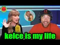 Download Lagu Taylor Swift talks about Fiancé Travis Kelce on his 36th birthday before the Chiefs vs Jaguars game
