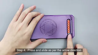 UniqueMe Auto-Dust Removal Frame Screen Protector for iPhone Purple version
