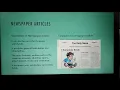Analysis of a newspaper article