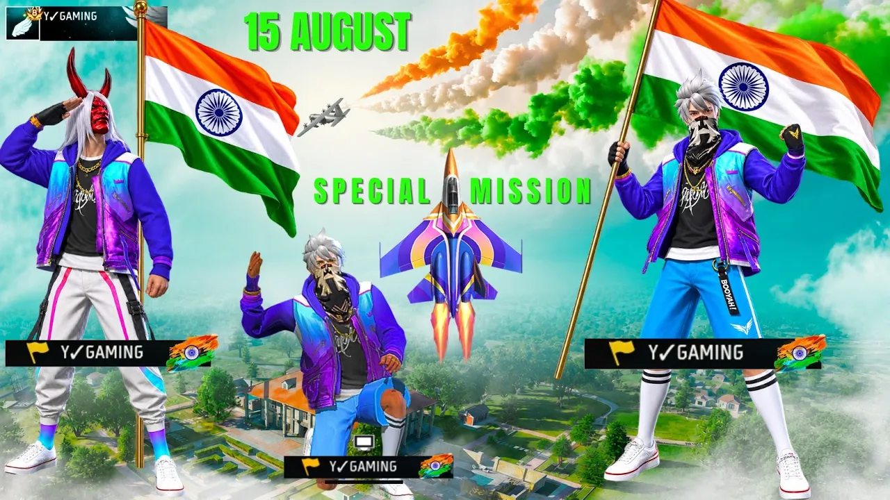 15 August Special 🇮🇳 Soldier अभी Jinda है ❤🔥👿 Mission Tiranga 🔥 - Garena Free Fire