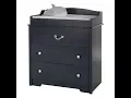 South Shore Aviron Changing Table with Drawers Blueberry