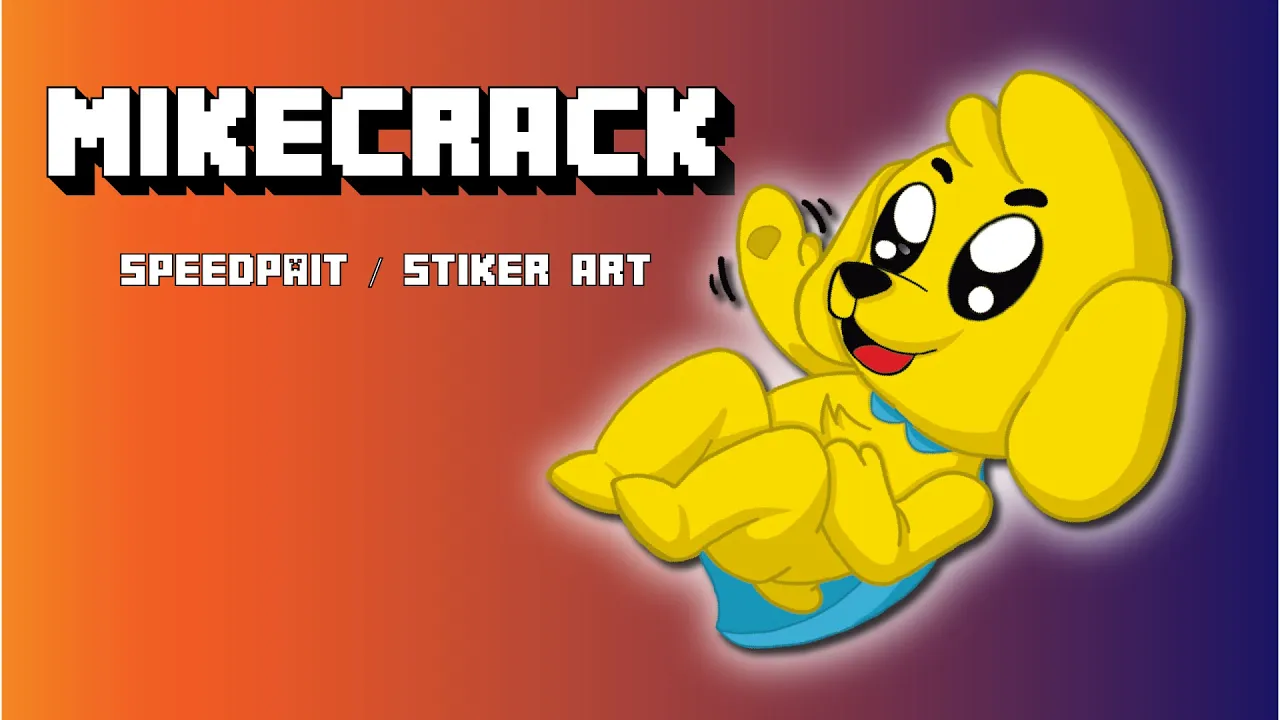 Así hice este dibujo de Mikecrack desde cero 🎨 | Speedpaint completo