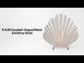 9 7x9ft Seashell-Shaped Metal Backdrop Stand Installation Ubackdrop