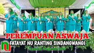 perempuan aswaja fatayat nu cipancur ranting nu sindangwangi pengajian ahad pon