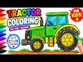 Tractor Coloring Creative Coloring Pages for Kids