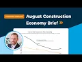 August 2026 Construction Economy Brief Record Spending Data Centers Market Trends