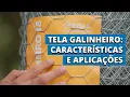 Vídeo do produto - Tela para Galinheiro fio 18 - 1,24mm - Malha 5cm - Rolo 50m