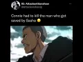 Lagu Connie had to kill the man who got saved by sasha🥺| #attackontitan #anime #whatsappstatus #mappa #1k