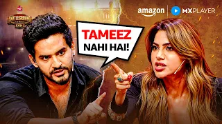 nikki tamboli vs fukra insaan fight battleground season 2 amazon mx player