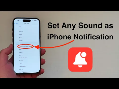 Download MP3 How to set ANY Sound as iPhone Notification - Free and No Computer!