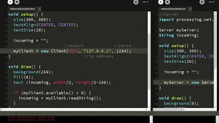 Network Programming with Processing Part 2 The Client