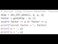 RSA and CRT Fault Attack Demo