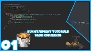 Bukkit Coding Tutorials 01 Basic Commands