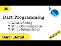 String interpolation in Dart - 36