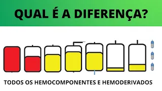 CONHECENDO O SANGUE SEUS COMPONENTES E DERIVADOS | HEMÁCIAS, PLAQUETAS, PLASMA E MAIS